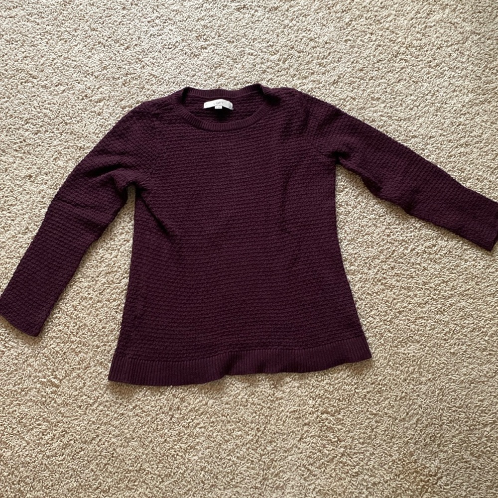 Burgundy Medium loft sweater